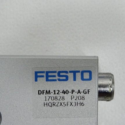 Festo Pneumatik-Führungszylinder DFM-12-40-P-A-GF 170828 / Unbenutzt