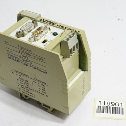 Lütze DATATRANS CTS-V24/V11pt-3-0206 750206