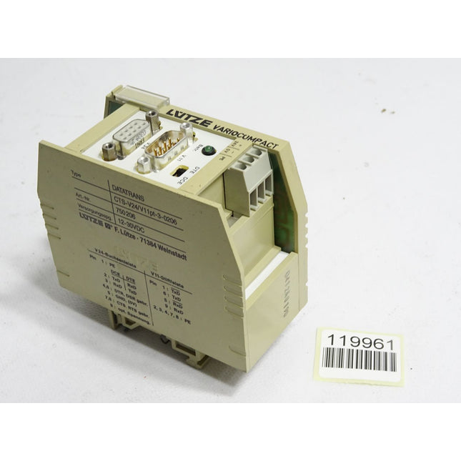 Lütze DATATRANS CTS-V24/V11pt-3-0206 750206 - Maranos.de