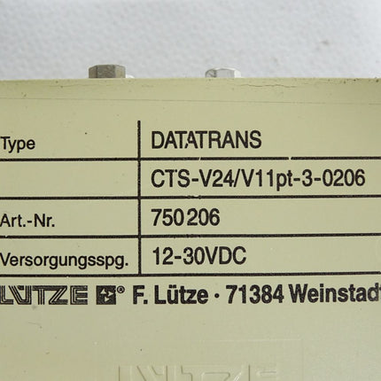 Lütze DATATRANS CTS-V24/V11pt-3-0206 750206