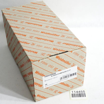 Weidmüller 1085260000 IE-BSS-V14M-RJ45-FJ-P Flansch RJ45 Inhalt:10 Stück Neu OVP - Maranos.de