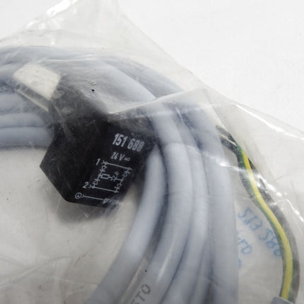 Festo Steckdosenleitung KMEB-1-24-2,5-LED 151688 / Neu OVP