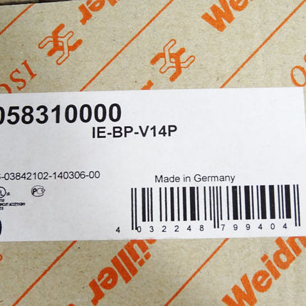 Weidmüller 1058310000 IE-BP-V14P Schutzkappe / Inhalt:10 Stück / Neu OVP - Maranos.de