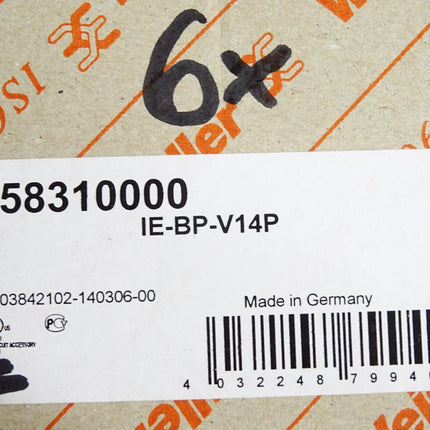 Weidmüller 1058310000 IE-BP-V14P Schutzkappe / Inhalt:6 Stück / Neu OVP - Maranos.de