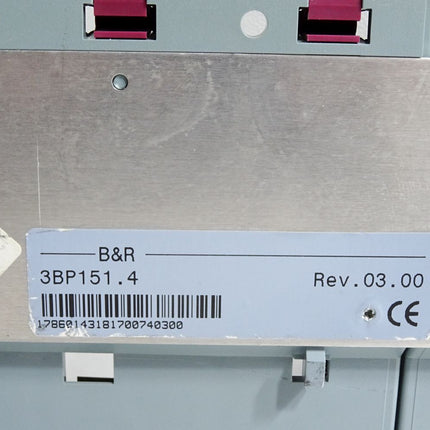 B&R 3BP151.4 Rev.03.00 2005 Rückwandmodul 12 Steckplätze - Maranos.de