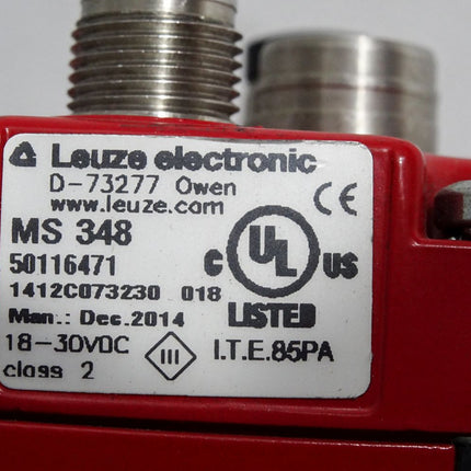 Leuze Barcodeleser 50116418 BCL 348i OL 100 + Anschlussteil MS348 50116471 - Maranos.de