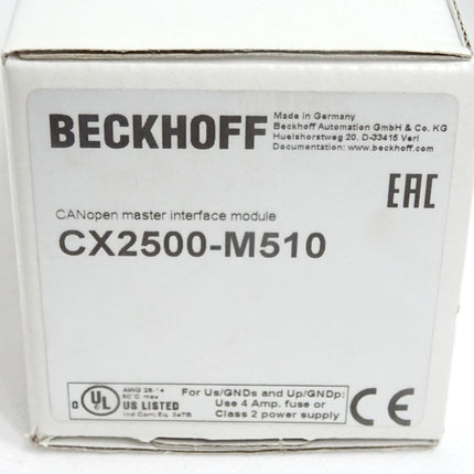 Beckhoff Feldbusmaster-Module CANopen CX2500-M510 / Neu OVP