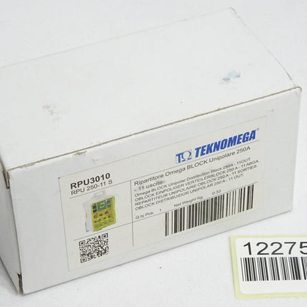 Teknomega Einpolige RPU-Verteiler RPU3010 RPU 250-11 S / Neu OVP