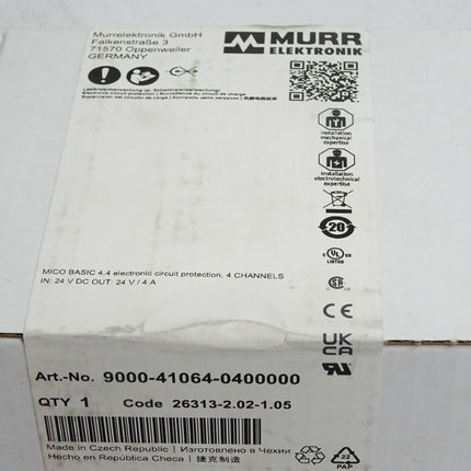 Murr Lastkreisüberwachung 4-kanalig 9000-41064-0400000 / Neu OVP versiegelt