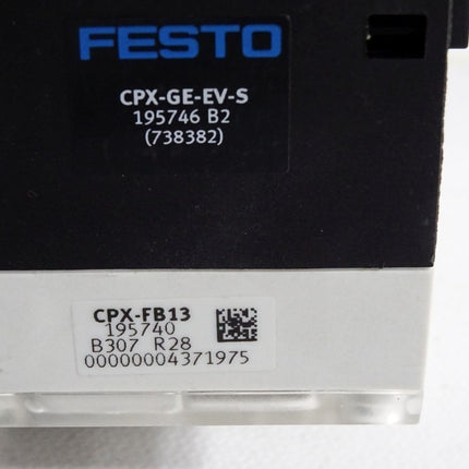 Festo 195746 CPX-GE-EV-S + 195740 CPX-FB13 / Unbenutzt - Maranos.de