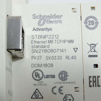 Schneider Electric STBNIP2212 Ethernet MB TCP/IP NIM - Maranos.de