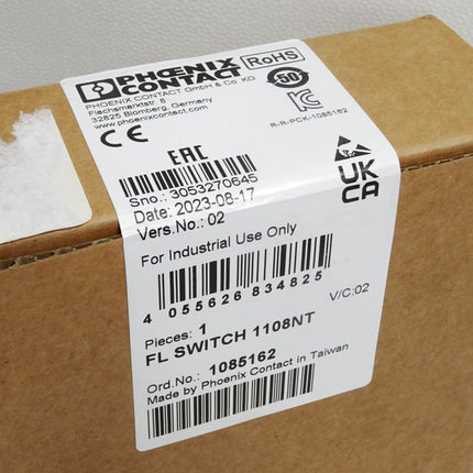 Phoenix Contact Ethernet Switch FL SWITCH 1108NT 1085162 / Neu OVP versiegelt