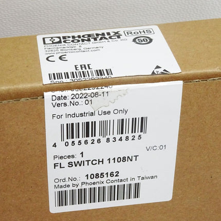 Phoenix Contact Ethernet Switch FL SWITCH 1108NT 1085162 / Neu OVP