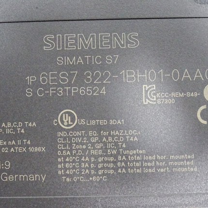 Siemens SM 322 S7-300 6ES7322-1BH01-0AA0 6ES7 322-1BH01-0AA0 - Maranos.de