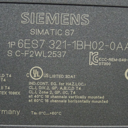 Siemens S7-300 SM321 6ES7321-1BH02-0AA0 6ES7 321-1BH02-0AA0 - Maranos.de