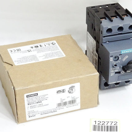 Siemens Leistungsschalter für den Motorschutz 3RV2011-1JA10 / Neu OVP