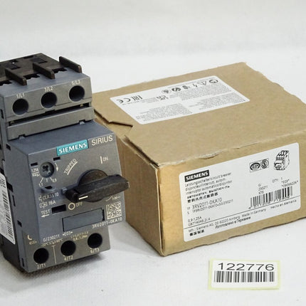 Siemens Leistungsschalter für den Motorschutz 3RV2011-0KA10 / Neu OVP