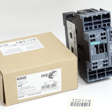 Siemens Leistungsschütz AC-3e/AC-3 3-polig DC 24V 3RT2025-2BB40 / Neu OVP