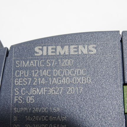 Siemens S7-1200 CPU1214C 6ES7214-1AG40-0XB0 6ES7 214-1AG40-0XB0 - Maranos.de