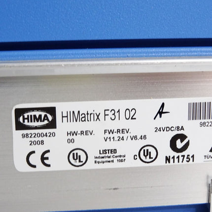 Hima Sicherheitssteuerung HIMatrix F3102 - Maranos.de