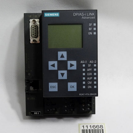 Siemens 6GK1415-2BA20 Gateway PROFIBUS DP/AS-Interface - Maranos.de