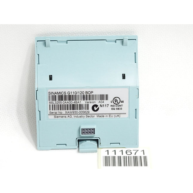 Siemens Sinamics G110/120 BOP Panel 6SL3255-0AA00-4BA1 - Maranos.de