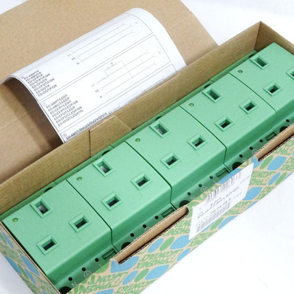 Phoenix Contact Steckdose EO-G/PT/SH/LED/GN 0804066/ Inhalt:5 Stück / Neu OVP
