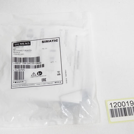 Siemens M8 Power-Stecker 4-polig 6ES7194-2AC00-0AA0 6ES7 194-2AC00-0AA0 Neu OVP