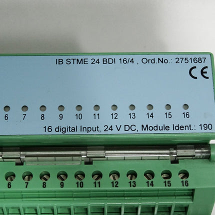 Phoenix Contact 2751687 IB STME 24 BDI16/4 + 2750170 IB ST 24 BDI16/4 I/O-Modul - Maranos.de