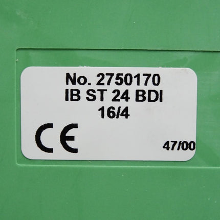 Phoenix Contact 2751687 IB STME 24 BDI16/4 + 2750170 IB ST 24 BDI16/4 I/O-Modul - Maranos.de