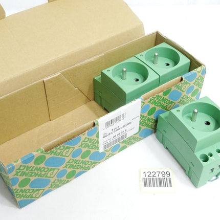 Phoenix Contact Steckdose EO-E/UT/SH/LED/GN 0804019/ Inhalt:3 Stück / Neu OVP