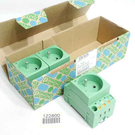 Phoenix Contact Steckdose EO-E/PT/SH/LED/GN 0804023/ Inhalt:3 Stück / Neu OVP