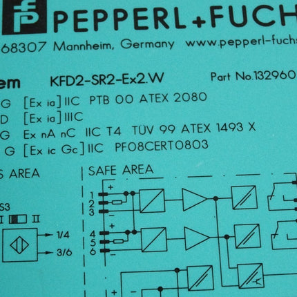 Pepperl+Fuchs 132960 KFD2-SR2-Ex2.W Schaltverstärker / Neuwertig - Maranos.de
