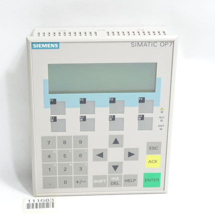 Siemens OP7-DP Panel 6AV3607-1JC20-0AX1 6AV3 607-1JC20-0AX1 - Maranos.de