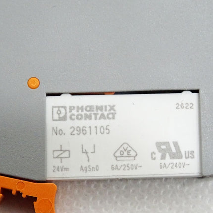 Phoenic Relais REL-MR-24DC/21 2961105 + PLC-BSC-24DC/21 2966016 / Unbenutzt