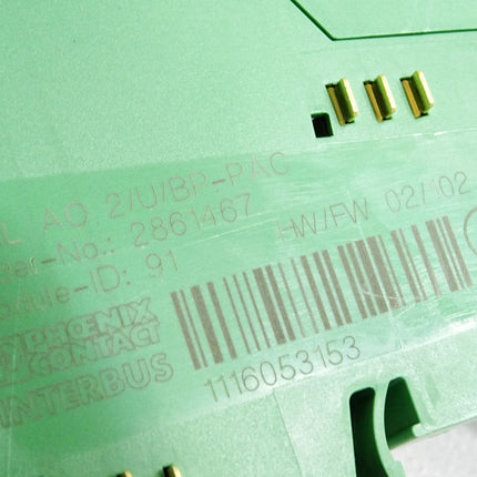 Phoenix Contact 2861467 IB IL AO 2/U/BP-PAC Analogmodul - Maranos.de