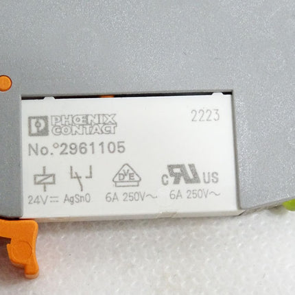 Phoenix Relais REL-MR-24DC/21 2961105 + PLC-RSC-24DC/21 2966171 / Unbenutzt
