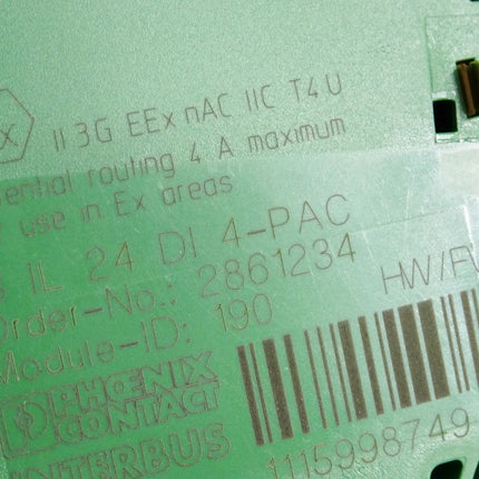 Phoenix Contact 2861234 IB IL 24 DI 4-PAC Digitalmodul - Maranos.de