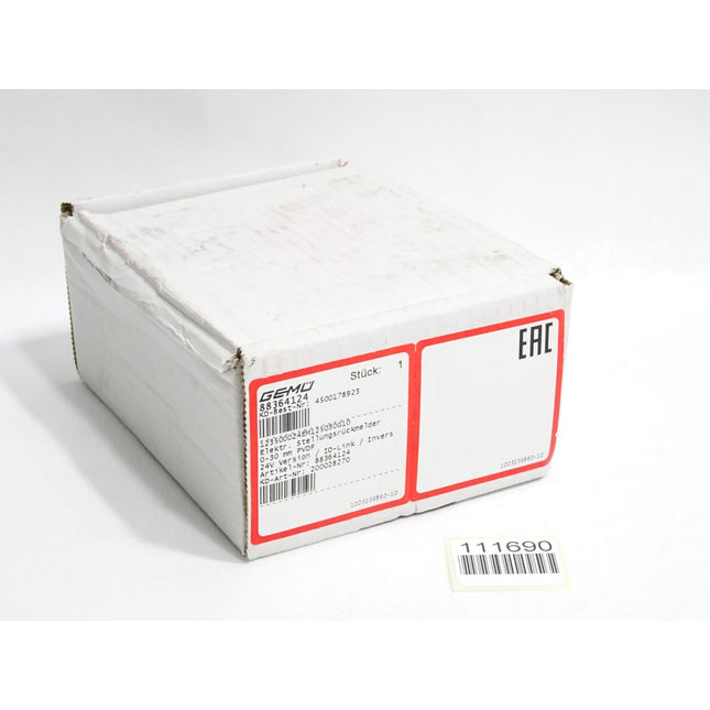 Gemü 88364124 1235000Z4EM125030G10 Elektrischer Stellungsrückmelder / Neu OVP - Maranos.de