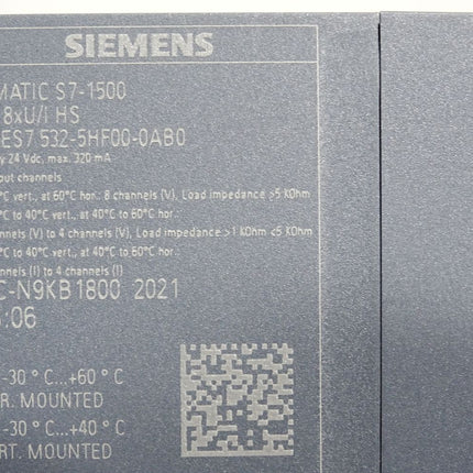 Siemens S7-1500 AQ 6ES7532-5HF00-0AB0 6ES7 532-5HF00-0AB0