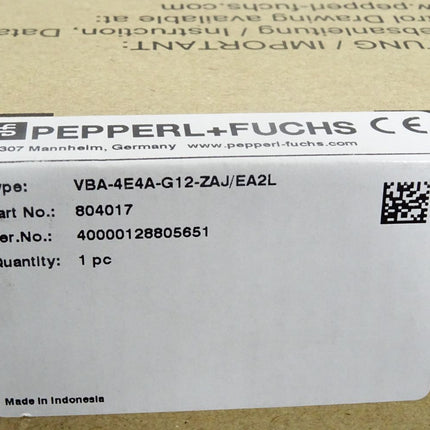 Pepperl+Fuchs AS-IF-Sensor VBA-4E4A-G12-ZAJ/EA2L 804017 / Neu OVP versiegelt