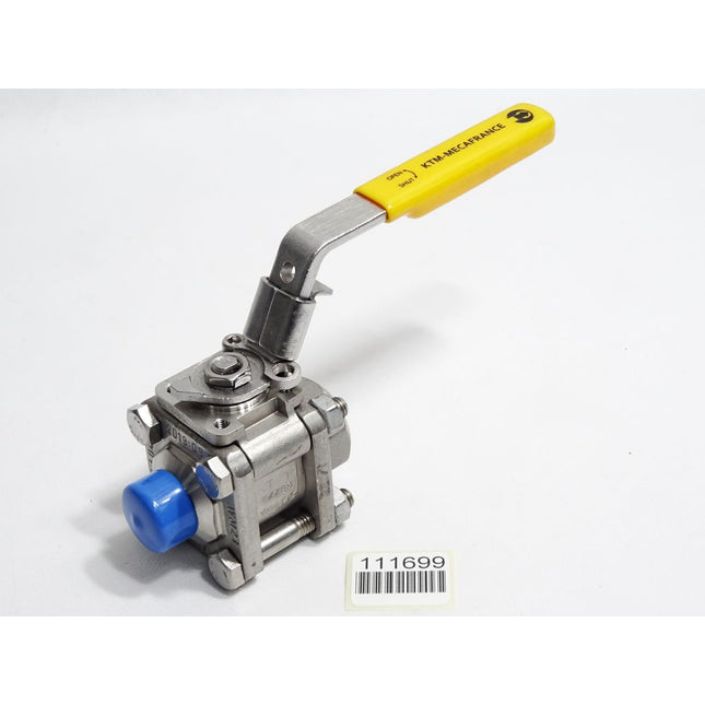 KTM-Mecafrance Kugelhahn RA66TF 1.4408 DN 15 INT 100 bar / unbenutzt - Maranos.de