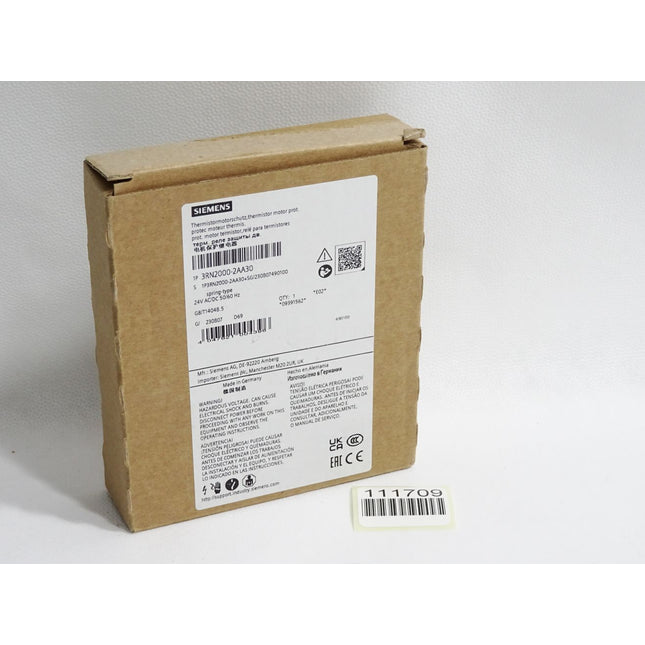 Siemens Thermistor-Motorschutzrelais 3RN2000-2AA30 / Neu OVP - Maranos.de