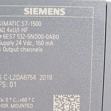 Siemens S7-1500 6ES7532-5ND00-0AB0 6ES7 532-5ND00-0AB0 / Unbenutzt - Maranos.de