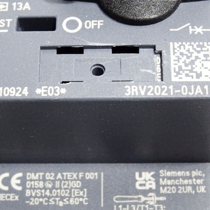 Siemens 3RV2021-0JA10 Leistungsschalter - Maranos.de