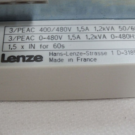 Lenze Servodrive 9300 series EVS9321-ET 13341952 33.9321TE.8G.80 0.37kW - Maranos.de
