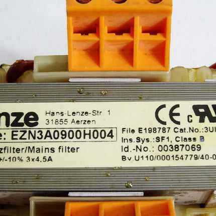 Lenze Netzfilter Mains Filter EZN3A0900H004 00387069 3UI48/26 - Maranos.de