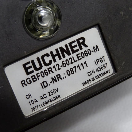 Euchner Reihenpositionsschalter 087111 RGBF06R12-502LE060-M - Maranos.de