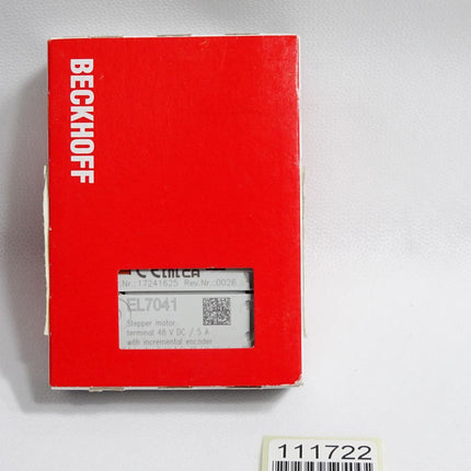 Beckhoff EtherCAT EL7041 Rev.0026 1-Kanal-Motion-Interface / Neu OVP versiegelt - Maranos.de
