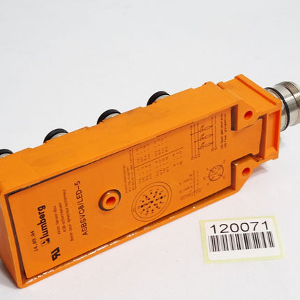 Lumberg Automation Aktor-/Sensor Verteiler ASBSVC8/LED-5 / Neuwertig